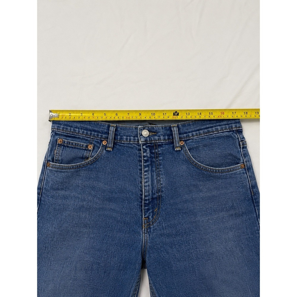Levi's 550 Relaxed Fit Men's Jeans W35 L30  Straight Leg Blue Denim Fits 34x30 - Picture 4 of 5